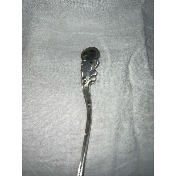 Frank Whiting Mustard Ladle Marquis 5 inch‎ Sterling Silver Collectible Antique - Picture 6 of 13